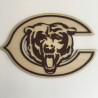 Escudo NFL en madera