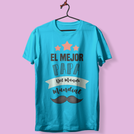 Camiseta el mejor papa del mundo