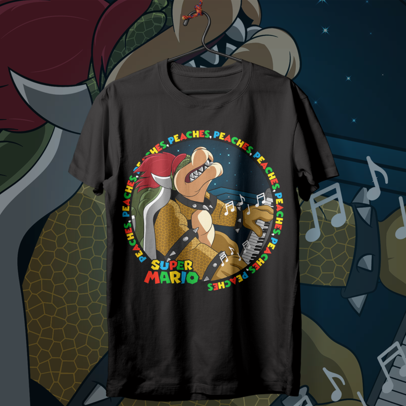 Camiseta Bowser Peach