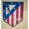 Escudo Fútbol personalizado en madera