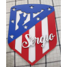 Escudo Fútbol personalizado en madera